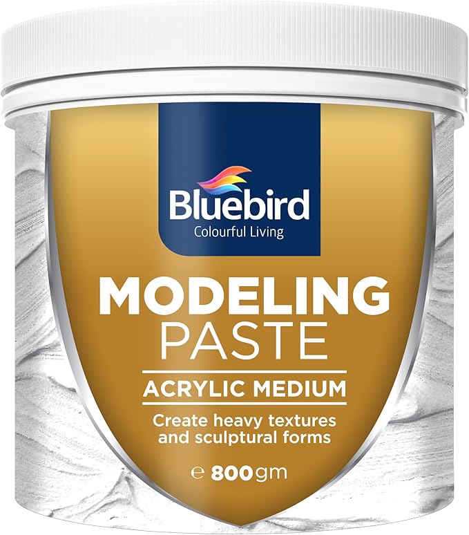 Bluebird Thick Modeling Paste White 28.2 Oz / 800gm by BluebirdArts