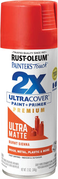 Rust-Oleum Painter's Touch 2X Ultra Cover Spray Paint, Burnt Sienna | Indoor by Rust-Oleum