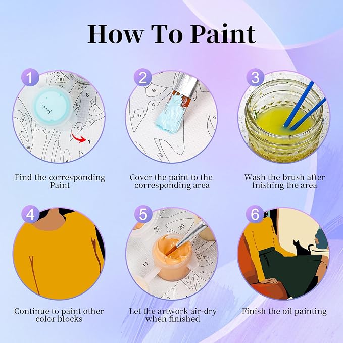 Okarina 6 Pack Paint by Numbers Kit - Image 6