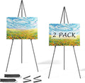 Easel Stand for Sign, Aredy 63" Portable Painting Easel, Lightweight Metal by Aredy