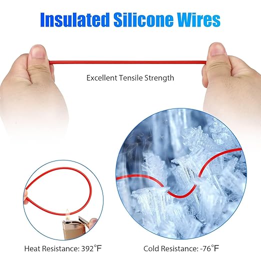 Linkstyle 25PCS Multimeter Test Leads Kit with Replaceable Wire Piercing Probes, Alligator Clips, Test Hook Clips, Tweezer for Digital Electrical Multimeter Testing