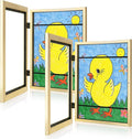 Kids Art Frames, 8.5x11 Front Opening Kids Artwork Frames Changeable, Holds 50 by GULETHUN