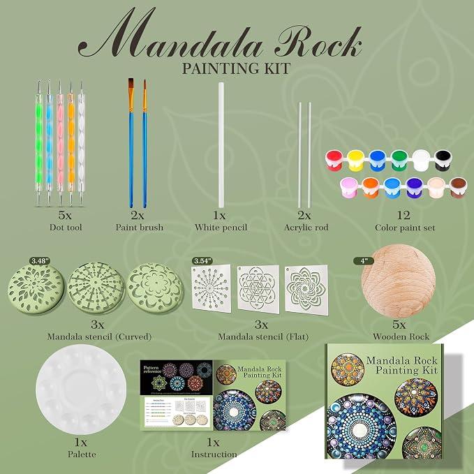 Mandala Rock Painting Kit - Image 2