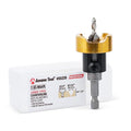 Amana Tool 82 Degree Countersink with Drill Bit Depth Stop and No-Thrust Ball Bearing, 55229, 3/8 D x 5/32 Drill D x 1/4 Inch Quick Release Hex Shank