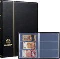 MUDOR Currency Album, 60 Pockets Banknote Collection Book by MUDOR