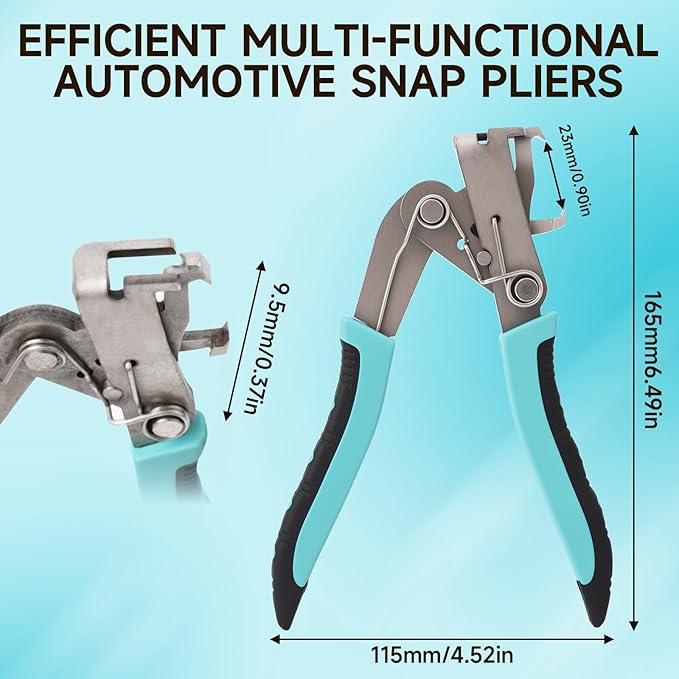 Car Clip Pliers and Disassembly Tools, Efficient Multi-Functional Automotive Snap Pliers, Easy to Remove Fasteners, Clips, Buckles, and Rivets, Ergonomic Design for Lightweight and easy to use