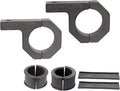 Tubing Clamps -2Pack, Roll Cage Bar Clamp 1.125inch 1.25inch 1.5inch Motorcycle Crash Bar Light Pod Mounting Bracket Available Diameter Bar (1.125~1.5" Clamp)