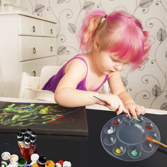 Paint Tray Palette, Plastic Paint Pallet or Pupils to Painting, DIY Craft - Image 5