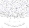 White Pony Beads for Bracelet 1000 Pcs Plastic Beads for Friendship Bracelets by KAKW