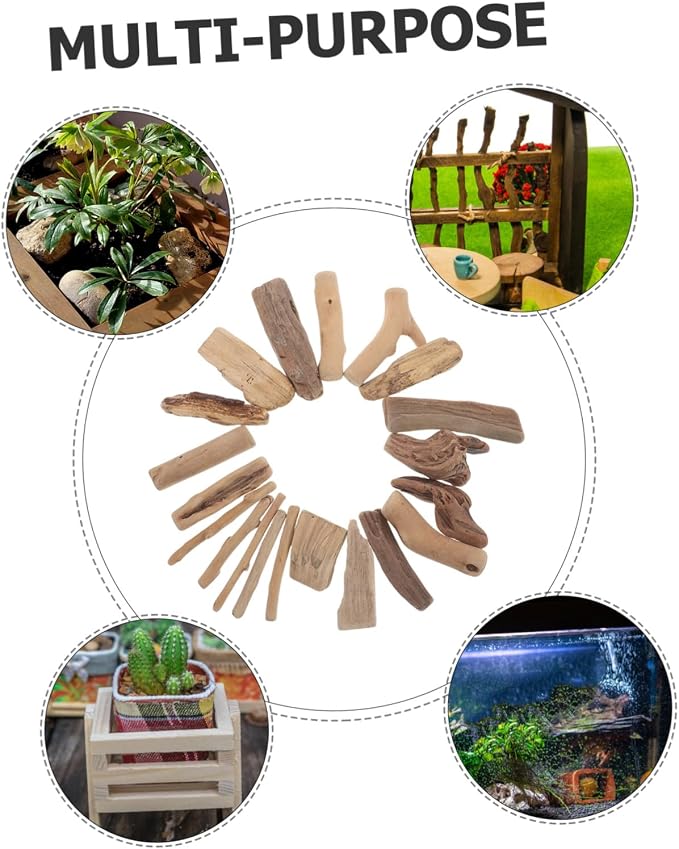 SHINEOFI Natural Driftwood Pieces - Image 3