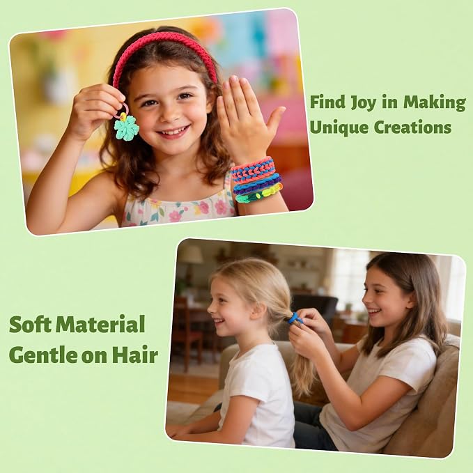 IQKidz Arts and Crafts for Kids Ages 6-8 8-12, Bracelets Making Loom Kit - Image 5