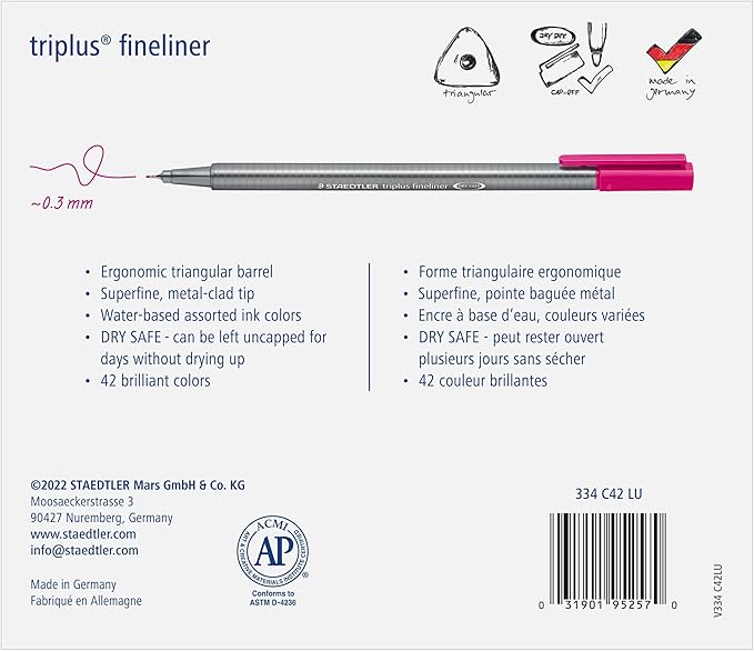 STAEDTLER Fineliner triplus 42pcs - Image 2
