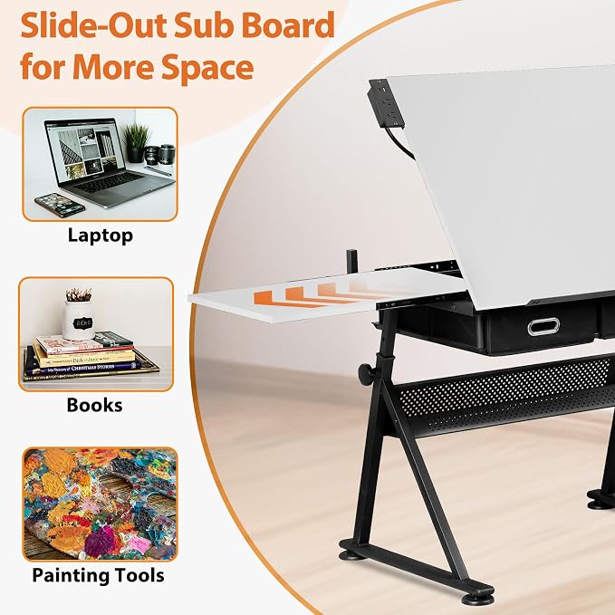 ZENY Adjustable Drafting Table - Image 3