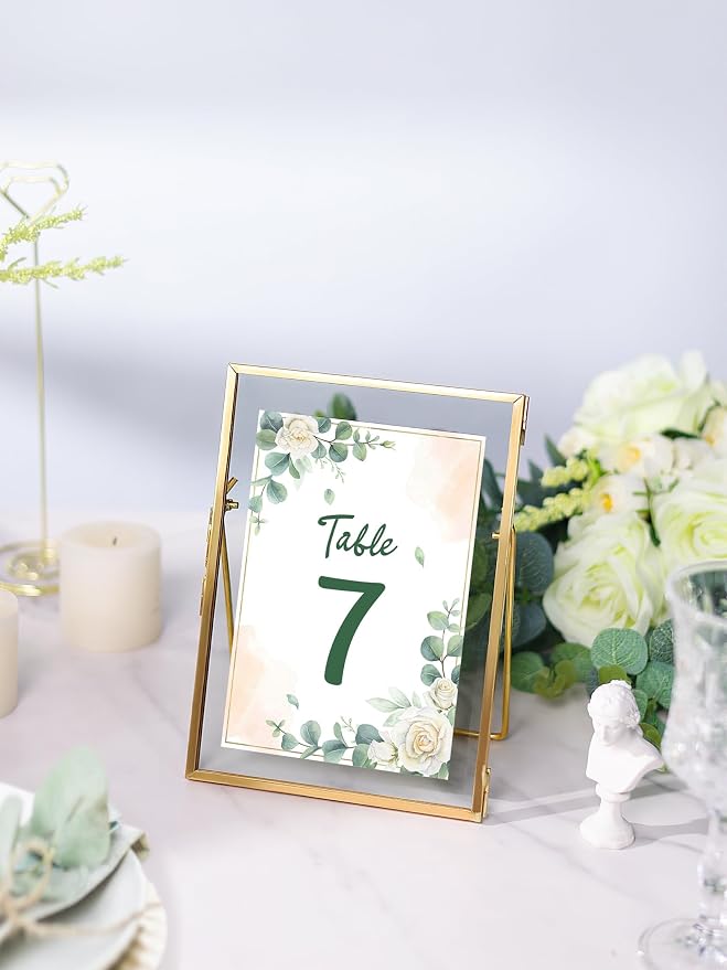 REDHUGO Glass Pressed Flower Frame Handmade, Floating Picture Frames - Image 7