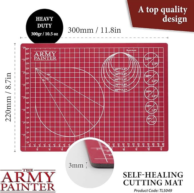 The Army Painter Self-Healing Cutting Mat | Double-Sided PVC Non-Slip Mat| - Image 2
