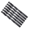 Drill Bit, 10mm Cutting Diameter, 4241 HSS Nitriding Black 118° Cutting Angle Versatile Jobber Bits - (Applications: for Drilling Plastic Wood Soft Metal), 6-Pieces