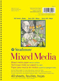 Strathmore 300 Series Mixed Media Paper Pad, Side Wire Bound, 5.5x8.5 inches by StrathmorePaper