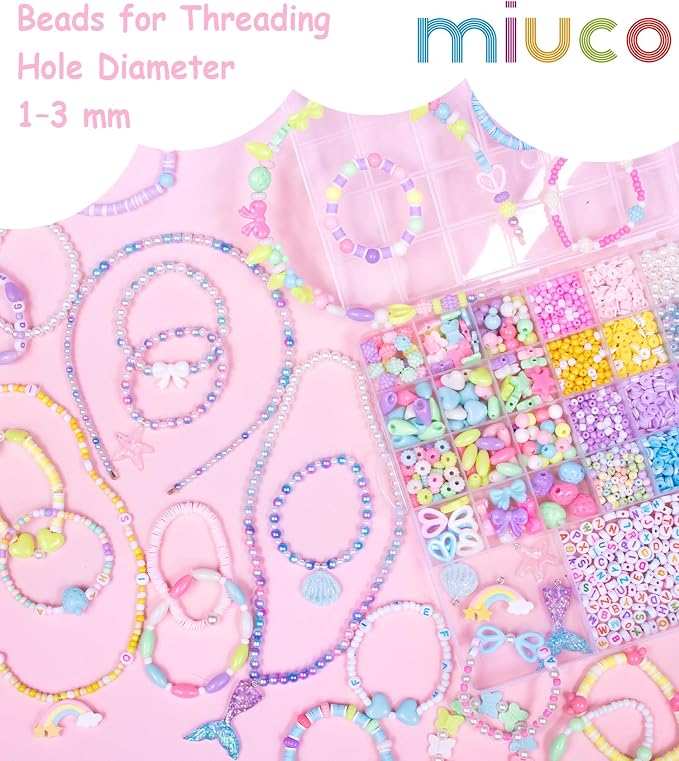 MiuCo Bracelet Making Kit for Girls - Image 5