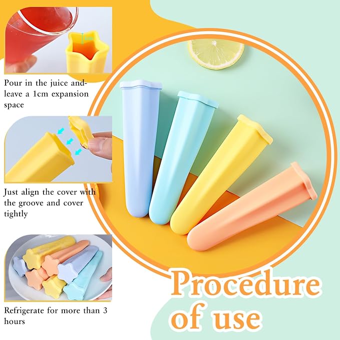 Silicone Ice Pop Molds Popsicles Molds - Image 3