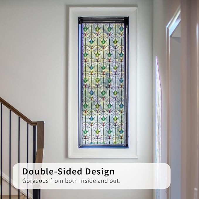 3D Vintage Stained Glass Window Film - Image 6