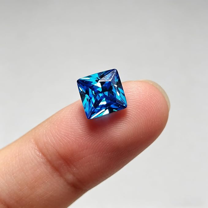 AierCrystal Aquamarine Color Cubic Zirconia Loose Beads Unset - Image 3