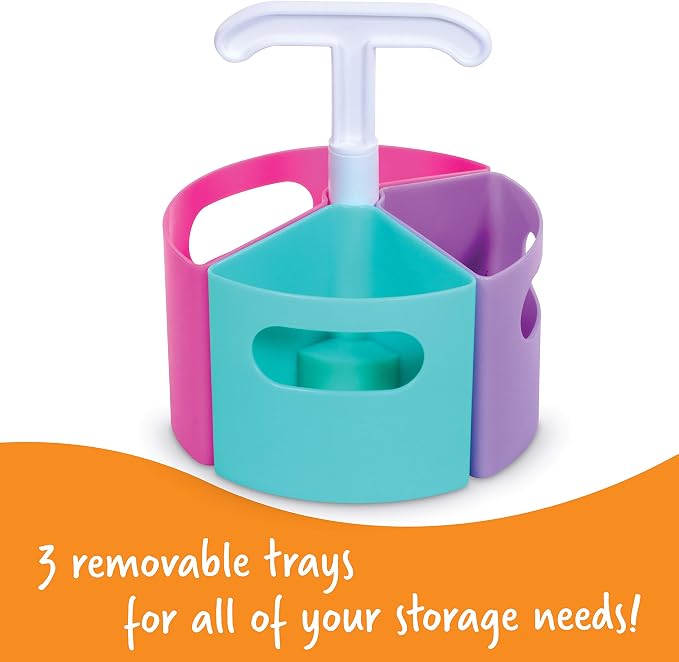 Learning Resources Create-a-Space Storage Mini Center Pink - Image 3