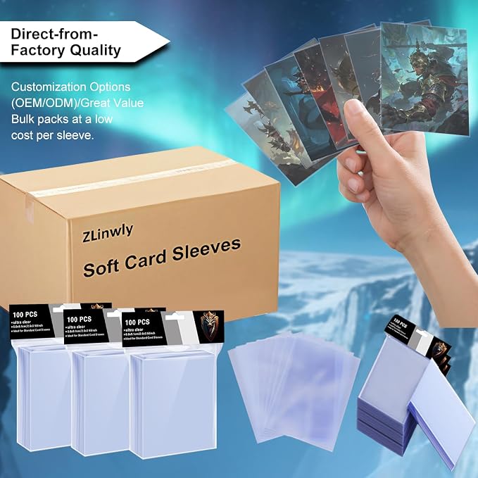 12000 Counts Card Sleeves for Trading Cards, Soft Penny Card Sleeves, Sports - Image 8