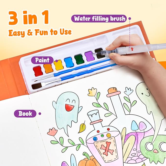 JoyCat Paint with Water Coloring Books - Image 4