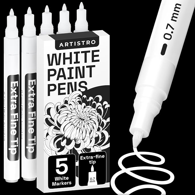 ARTISTRO White Paint Pens by ARTISTRO
