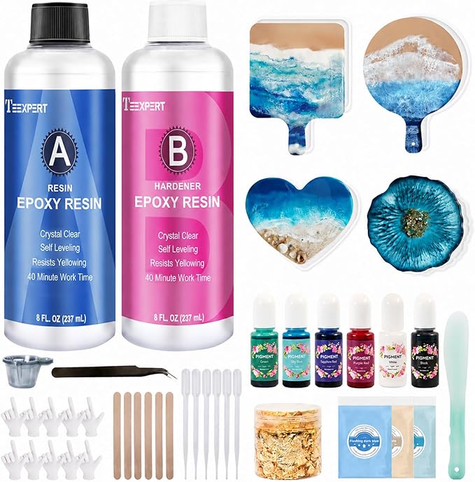 Teexpert Epoxy Resin Kit for Beginners, Resin Kit by Teexpert