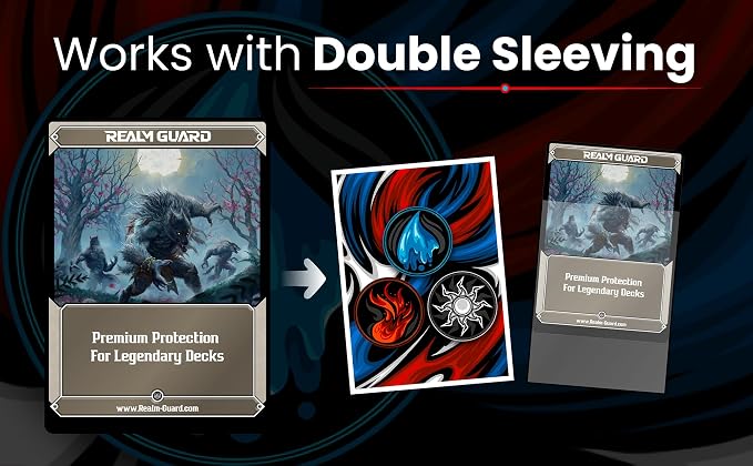 100ct Textured Matte TCG/MTG Card Art Sleeves - Image 4