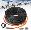 Pipe Heating Cable 9FT (3FT-200FT) for Metal & Plastic Water Pipes - Freeze Protection up to -40°F, 5W/FT 120V Heat Tape to Keep Water Flowing
