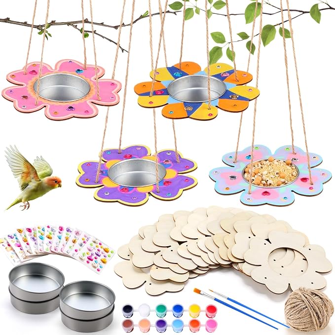 CroBlissful 12 Pack Bird Feeder Craft Kits by CroBlissful