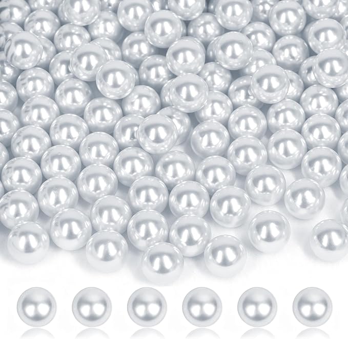 360PCS 12mm Pearls for Crafting, Artificial Pearl Beads for Vase Filler by Unknown