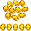 MECCANIXITY 10Pcs Acrylic Oval Gems 30x40 mm Flat Back Artificial Rhinestones by MECCANIXITY