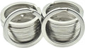 20 Pack Key Ring Keychain 1 Inch 25mm Diameter Metal Flat Split Key Chains Rings by ZoloAJay