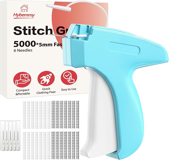 Stitch Gun for Clothes, Portable Handheld Tagging Gun for Clothing, Stitch by Hybemmy