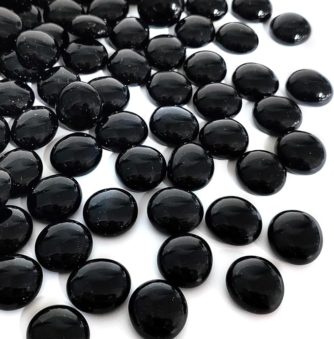 FANTIAN 10 lbs Black Glass Rocks by FANTIAN-GardeningMakesLifeBetter