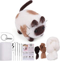 QMNNMA Needle Felting Kits for Beginners, Siamese Cat Wool Felting Kit | Needle by Qmnnma