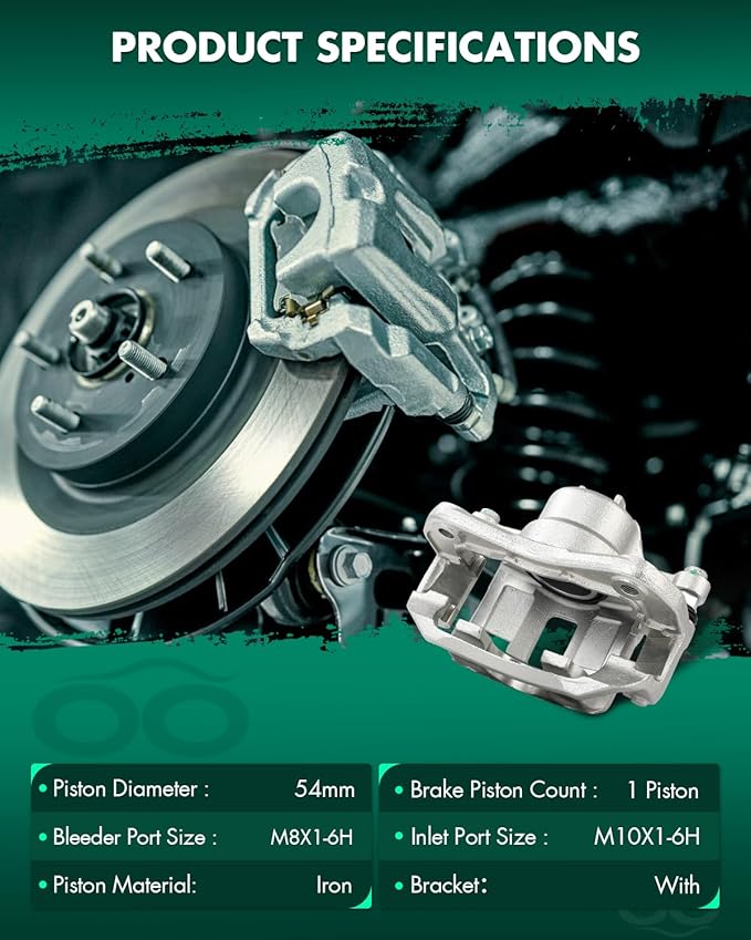SCITOO 19B3300 19B3301 Front Left & Right Disc Brake Calipers Assembly w/Bracket For Dodge,For Hyundai,For Kia,For Lexus,For Toyota