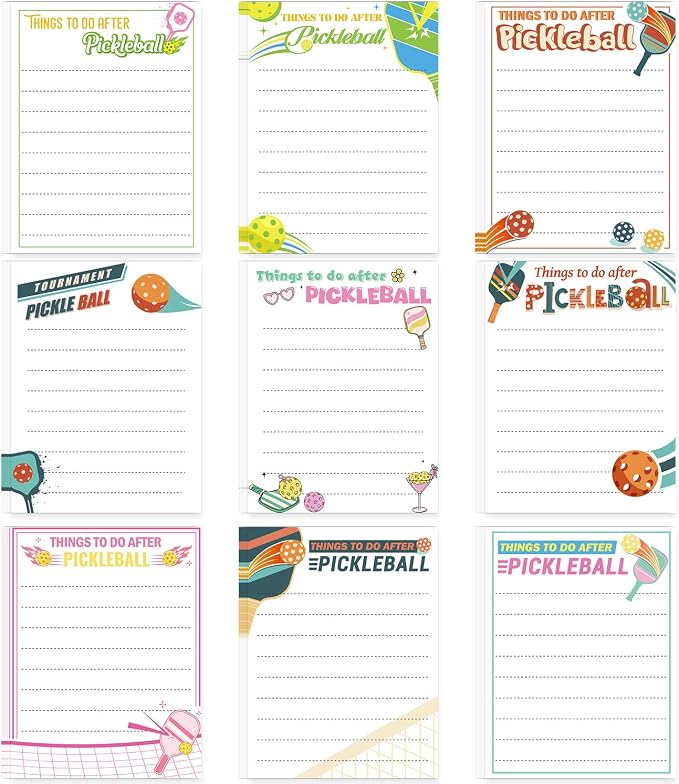 Pickleball Sticky Notes Gifts by Lovarywow