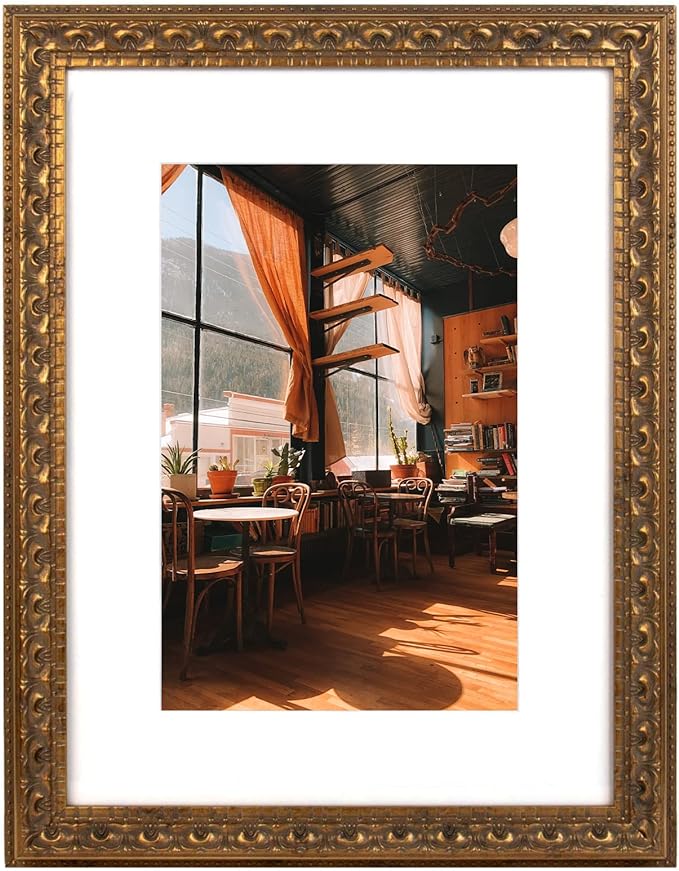 Golden State Art, 12x16 Ornate Bronze Color Frame by GoldenStateArt