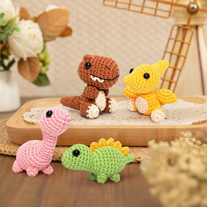 Mewaii Crochet Kit for Beginners, Crochet Animal Kit - Image 7