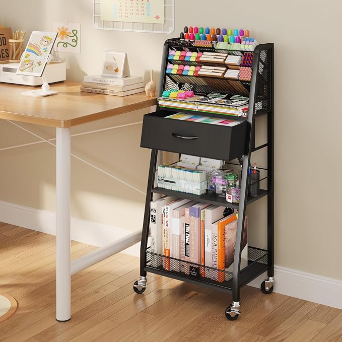 Homsorout 3 Tier Rolling Cart - Image 8