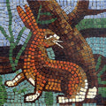 Mosaic Art Kit Square 7inch 20cm Hare by ALEA+Mosaic