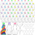 Mumufy 60 Pcs Plastic Sand Art Bottles by Mumufy