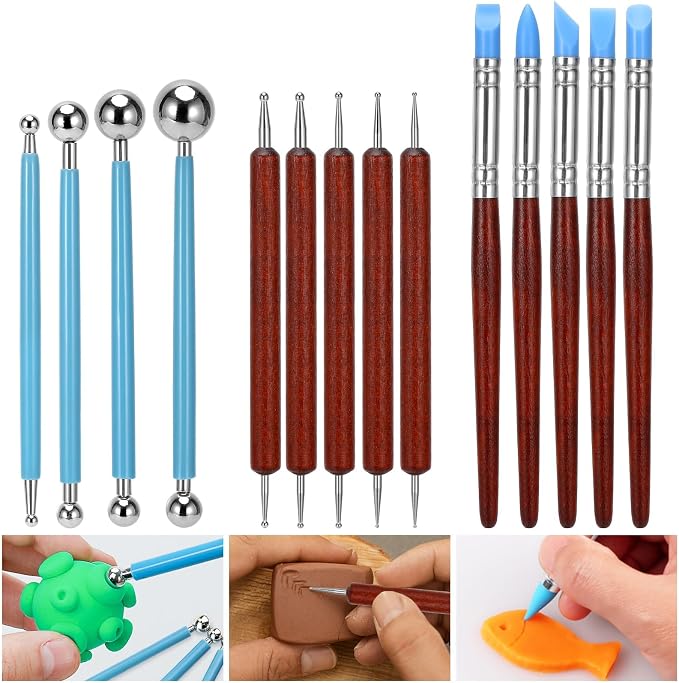 Blisstime 42pcs Pottery Tools, Clay Tools, Sculpting Tools, Pottery Kit - Image 4
