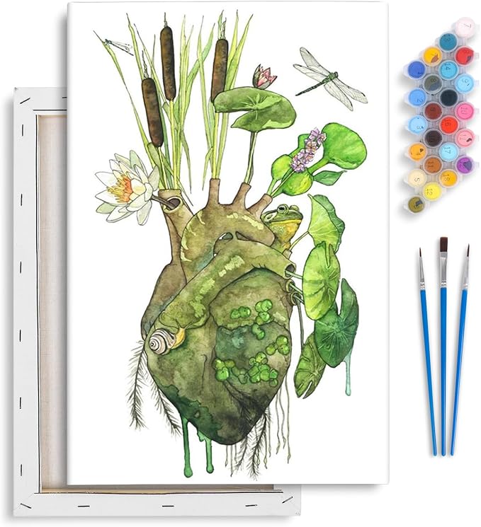 Yezavesu Framed Paint by Numbers Kit by Yezavesu