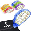 Secopad Scrapbook Tape, 6 Pack Double Sided Tape Roller by Secopad