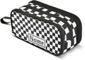 Custom Black White Checkered Pattern Pencil Case Box Boys Girls Personalized by BOENLE-WELCOMEYOURCOMING